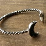 Crescent Silver  moon and Star cuff bracelet Photo 4