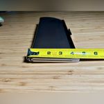 Calvin Klein Vintage 1990's Metallic Silver Clutch W/ Strap Photo 11