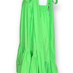 Christopher John Roger’s X Target Dress Bright Green High Low Tie Bow Sleeve XS Green Photo 3