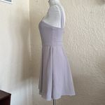 Lulu’s Forevermore Skater Mini Dress Small Dove Gray Formal Wedding Homecoming Photo 5