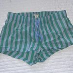 J.Crew I Crew Green And Blue Striped Pajama Shorts Photo 0