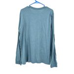 Bella Canvas Bella + Canvas Size XL Shirt Blue Graphic Print Owl Long Sleeve Crew Neck Casual Photo 1