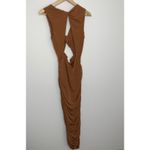 Michael Costello  x Revolve April Midi Dress in Terra Cotta Womens Medium New Photo 3