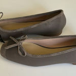 C.Paravano Women's Pump Square Toe Low Block Heels, Grey, Size 39/8 Photo 0