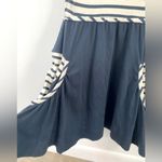 Marc by Marc Jacobs Y2K Marc Jacobs Striped Dress Sz Small Fit & Flare Retro Navy White Sailor Twee Photo 6