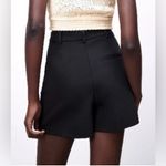 ZARA High-Waisted Gold Button Shorts Photo 1