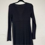 Michael Stars Black Long Sleeve Mini Dress Womens M Athletic Gorpcore Casual Photo 8