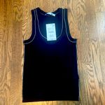 ZARA Knit Contrast Outline Round Neck Tank Top Photo 2