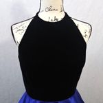 Renaissance Tricolor Halter Color Block Short Homecoming Dress Size 14 Photo 7