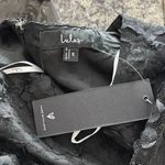 Lulus  “Gorgeous Outcome Black Mesh 3D Applique Long Sleeve Mini Dress” Photo 5