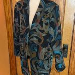Vtg oversized colorful tapestry jacket Size L Photo 5