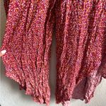 Justify  Red Floral  Jumpsuit with Lace Detail Size XL Photo 2