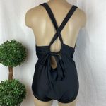Old Navy  Black 1 Piece Swim Bathing Suit NEW 2X Photo 1