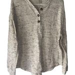 Urban Outfitters ‎ Women's Size Small Waffle Knit White Gray Sweater Photo 0