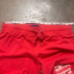 Aeropostale Joggers New York Red Drawstring Gym Workout Athletic Womens Large Photo 6