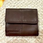 Fossil  Classic Dark Brown Leather Wallet NWOT Photo 0