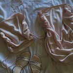 Silky Top & Skirt Set Pink Size M Photo 2