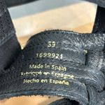 Free People  Black Lina‎ Block Heels Size Women’s US 8.5 EU 39 Sandals Woven Photo 8