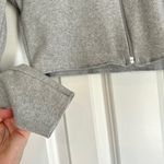 Pretty Little Thing Rib Frill Edge Cropped Zip Hoodie Photo 3