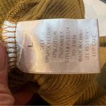 Polagram  Mustard Yellow Long Sleeve Blouse large square elastic neck. Photo 6