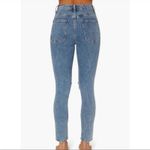 We Wore What The Danielle Stretch Jeans Spring St Holes Size 26 Button Fly NEW Photo 4