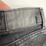 Monki  Tallie Sz 28 Shorts Distressed Denim Jean Black Turn Up Cuffed Hem Cotton Photo 7