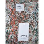 MISA Los Angeles  Floral Barroco Print V Neck Long Sleeve Belted Mini Dress XS Photo 8