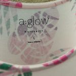 A Glow Maternity Maxi Dress Sleeveless Pink Palm Print Casual Size L NWT Size L Photo 4