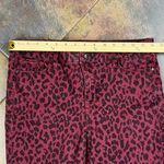 Sanctuary Social Standard by Maroon Leopard Ankle Skinny Pants 10 Photo 1