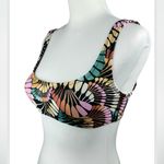 Billabong NWT  A/Div Multi Abstract Tropical Bikini Bra Swimsuit Top Small Photo 4