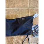 Cotton On Body Side Gathered Midi Bandeau Bikini Top Black Size Medium Photo 4