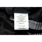 Candie's NWT Womens Oversized Blazer Black Plum Purple Plaid Long Sleeve Size XS Photo 3