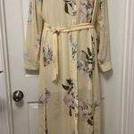 Leith  Pale Yellow Floral Maxi Dress Photo 4