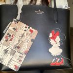 Kate Spade Authentic leather Minnie/Mickey mousse print large tote/wristlet Photo 10