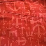Vineyard Vines Shep & Ian Skirt Women's Size 8 Corduroy Anchor Print Red-Pink Photo 3