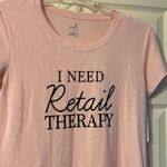 Belle Sky NWT I Need Retail Therapy Graphic Tee XS Photo 2