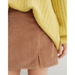 Aerie  Corduroy Mini Skirt Light. Brown Size XS NWT Photo 1
