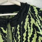 Ming Wang S Small Cardigan Sweater Abstract Knit Jacket Beaded Collar Career Photo 2