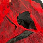 Lip service Black Red Lace Up Black Maxi Dress Plaid Punk Alt Goth 12 Photo 3