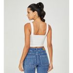 American Eagle white cropped cami Size L Photo 4