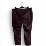 Torrid Pants Sz 20S Perfect Skinny High Rise Faux Leather Holidays Special Event Photo 3