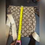 Coach Brown and Cream Crossbody Bag with Signature Monogram Photo 6