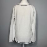 Disney Parks Haunted Mansion Flocked Damask Raglan Long Sleeve Top Women’s Small Photo 2