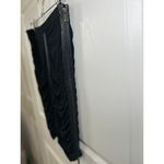 Cache  Black Pencil Tuxedo Skirt Gathered‎ Luxe Jersey Size 2 Y2K Style Photo 3