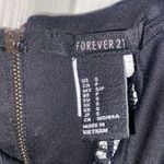 Forever 21 Black Velvet With Lace Top Photo 3