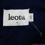 Leota NEW USA-made blue yellow dolman sleeve wrap dress, size 1L Photo 13