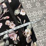 Lane Bryant Lane‎ Bryant Black V-Neck Floral Formal Short Sleeve Dress Size 26/28 Photo 9