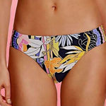 Trina Turk New.  navy floral bikini bottom. Size 10. Retails $79 Photo 0