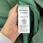 Athleta  Seasoft V-neck sweatshirt vineyard green sz 1X loose fit balloon sleeve Photo 3