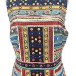 Alice + Olivia Malin Embellished Beaded Embroidered Dress Multicolor Size 8 Photo 5